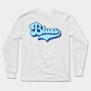BLUES (Light Text) Long Sleeve T-Shirt